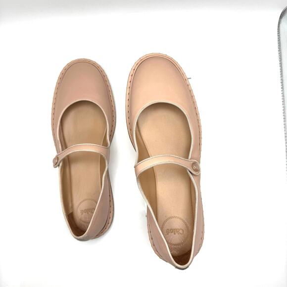 CHLOÉ Rubie Mary Jane Pumps fllats in powder IT 41 ( US 11) - Picture 6 of 14